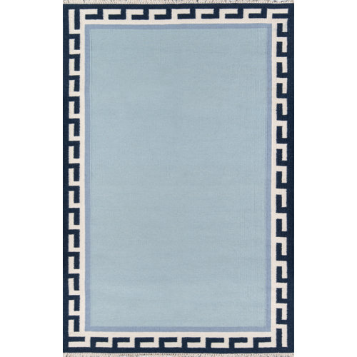 Erin Gates by Momeni Thompson Handmade Flatweave Wool Blue Rug Wayfair